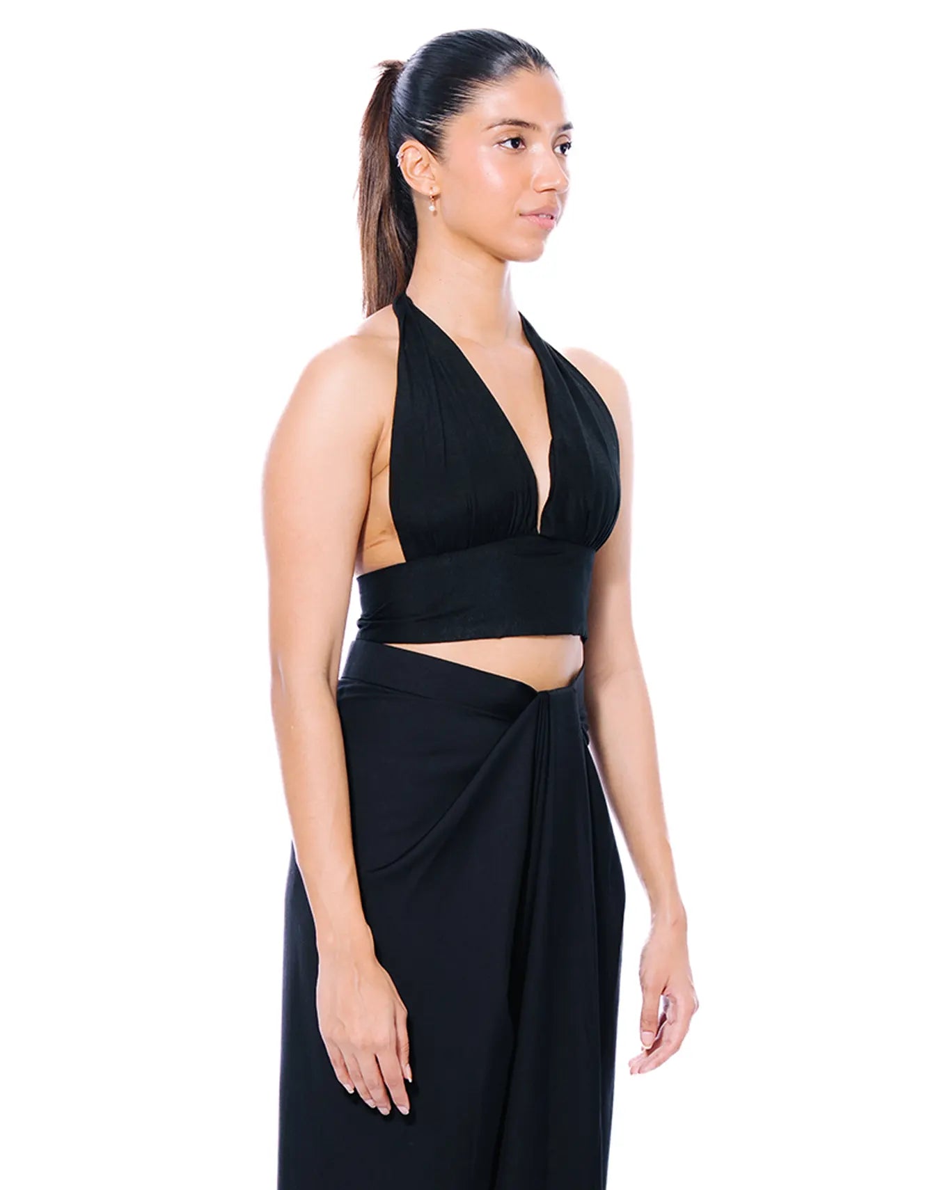 Baro Studios Black Lehr Top Cult Store