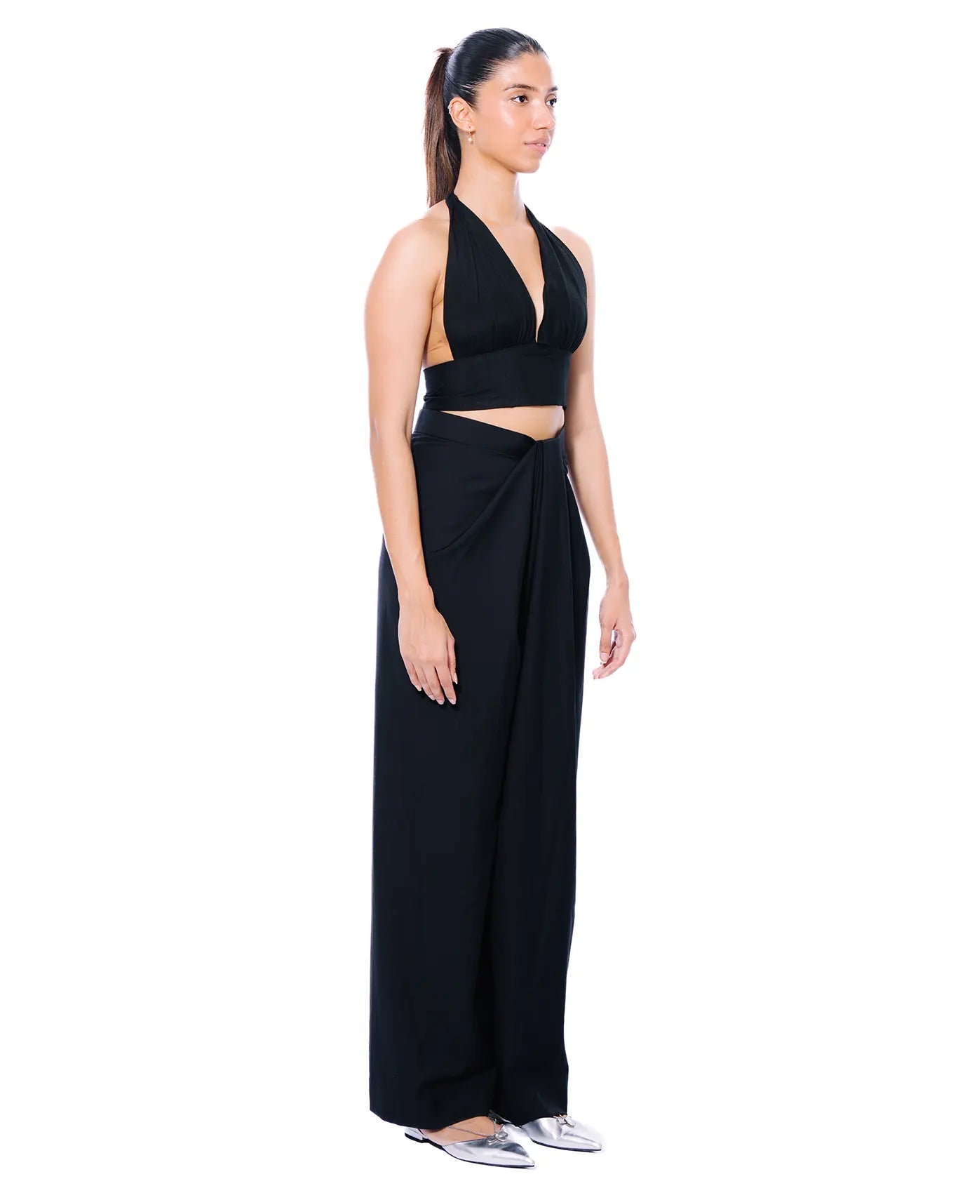 Baro Studios Black Lehr Top Cult Store