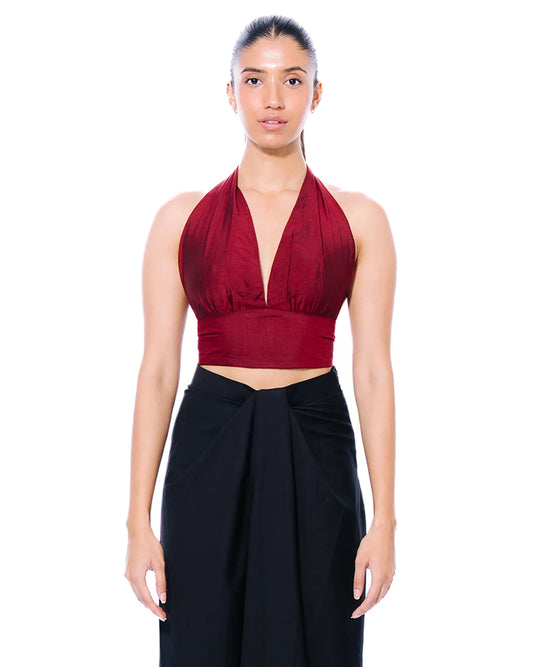 Baro Studios Red Lehr Top Cult Store