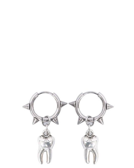 Bodjunk Frankensteins Teeth Hoop Stud Earrings Cult store karachi pk