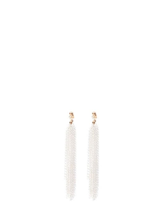Bodjunk Glory Chain Tassel Statement Earrings Cult Store Karachi