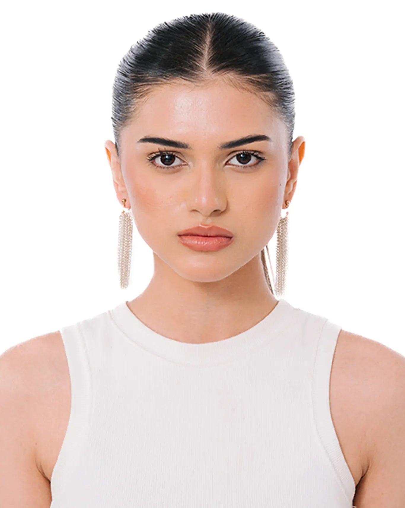 Bodjunk Glory Chain Tassel Statement Earrings Cult Store Karachi