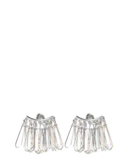 Bodjunk Mess Silver Dangle Earrings Cult pk