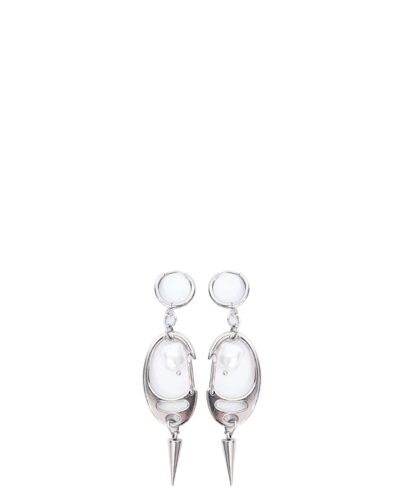 Bodjunk Paranoia Silver Earrings Cult Pk