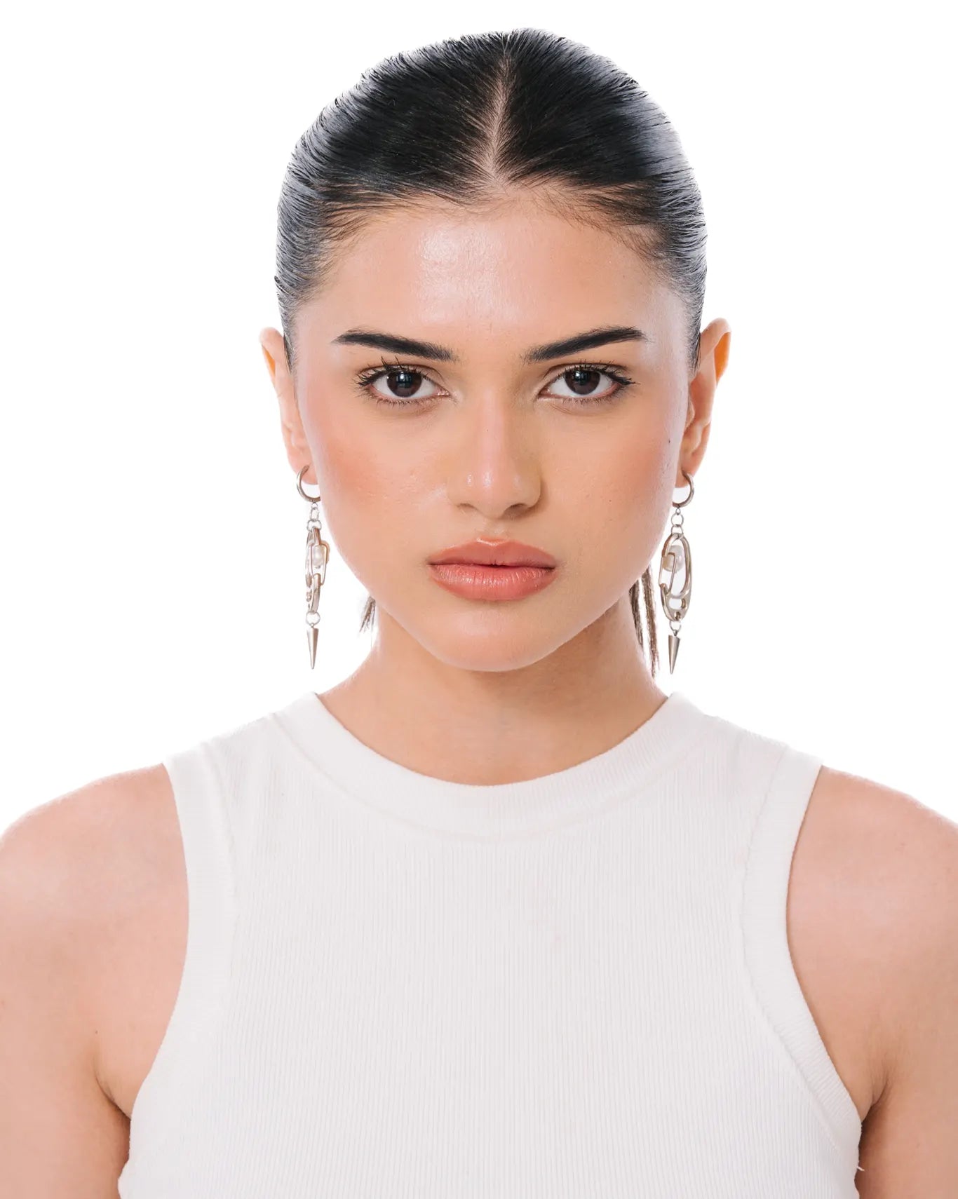 Bodjunk Paranoia Silver Earrings Cult Pk