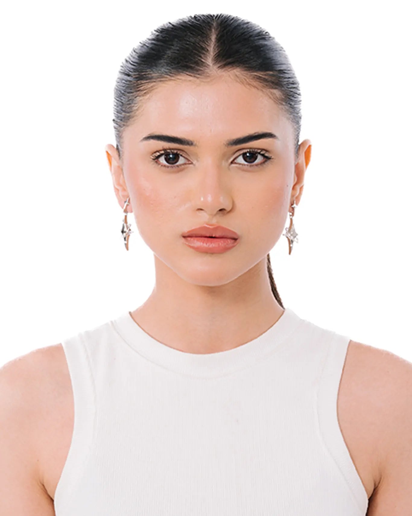 Bodjunk Silver Comet Statement Earrings shop cult store karachi pk