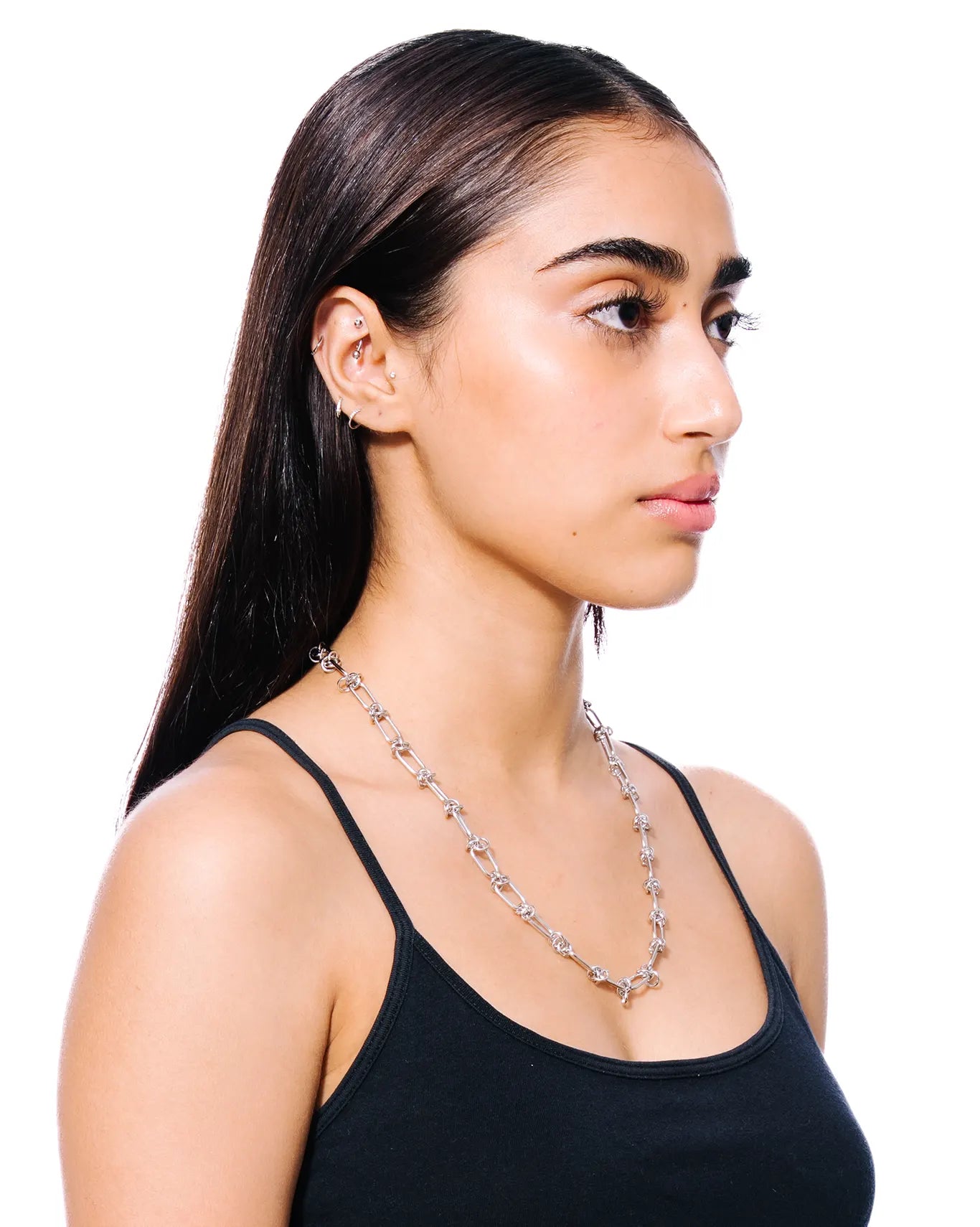 Bodjunk Silver Knot So Easy Metal Necklace Cult