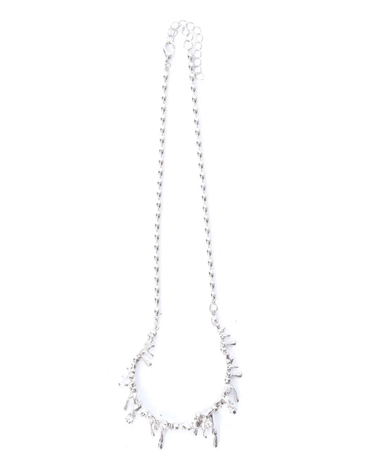Bodjunk Silver Liquid Droplet Necklace CULT Store PK