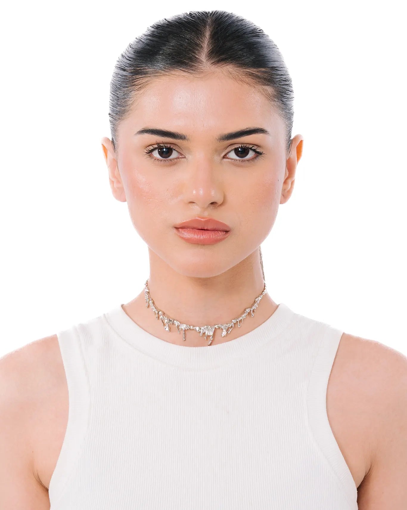 Bodjunk Silver Liquid Droplet Necklace CULT Store PK