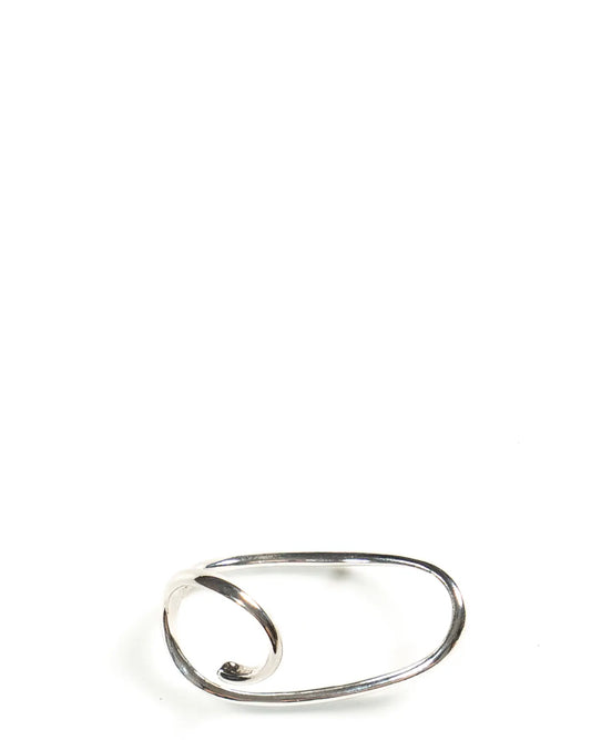 Bodjunk Silver Looped Abstract Ring Cult khi pk