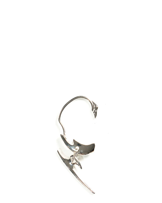 Bodjunk Silver Saiyyarah Abstract Metal Earcuff cult khi pk