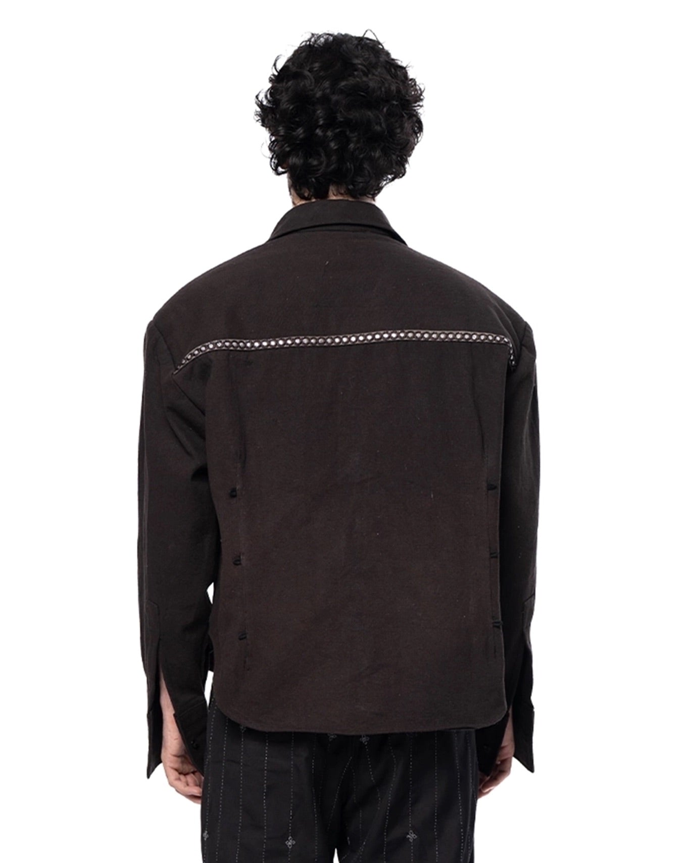 Collected XX Brown Panni Corset Shirt Cult Karachi Pakistan