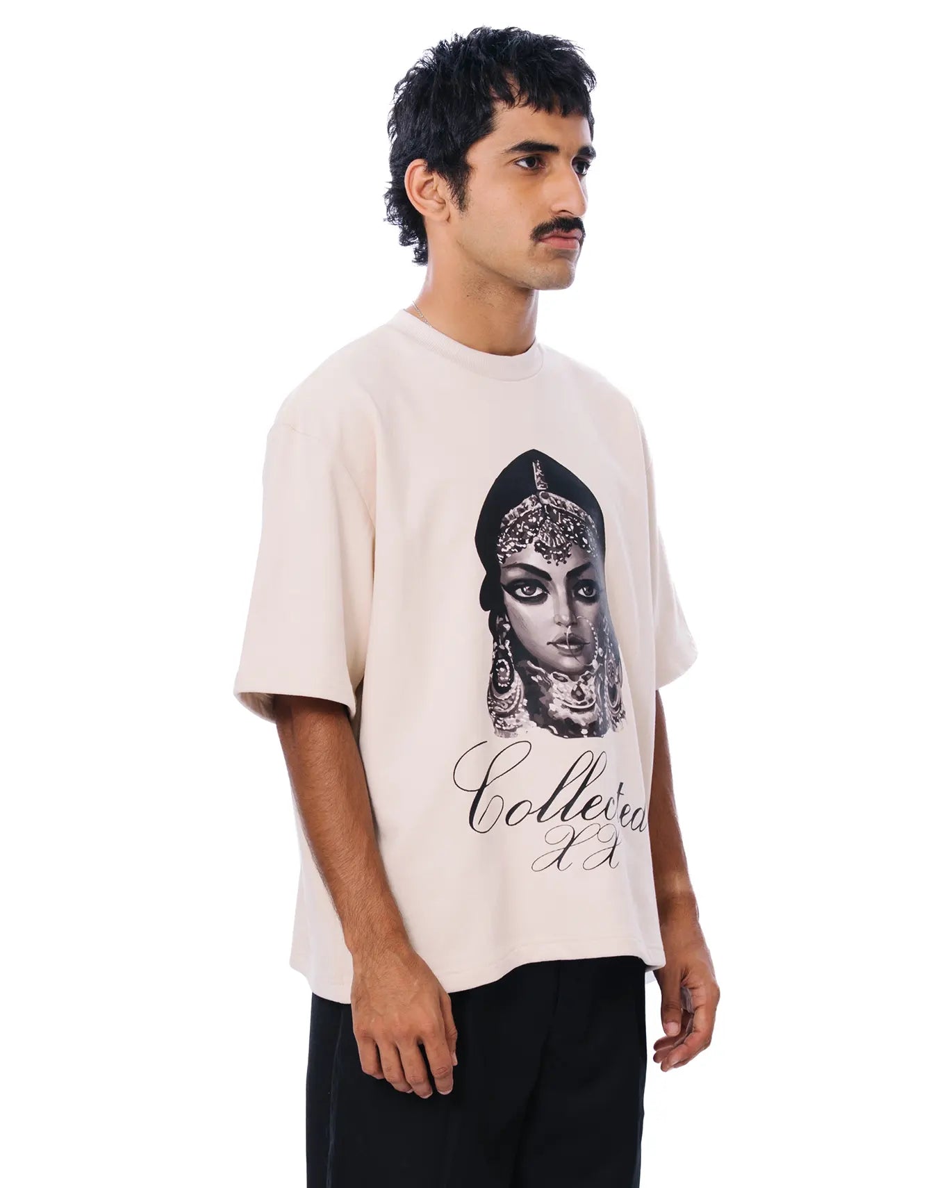 Collected XX Black Yasmine Graphic T-Shirt cult store