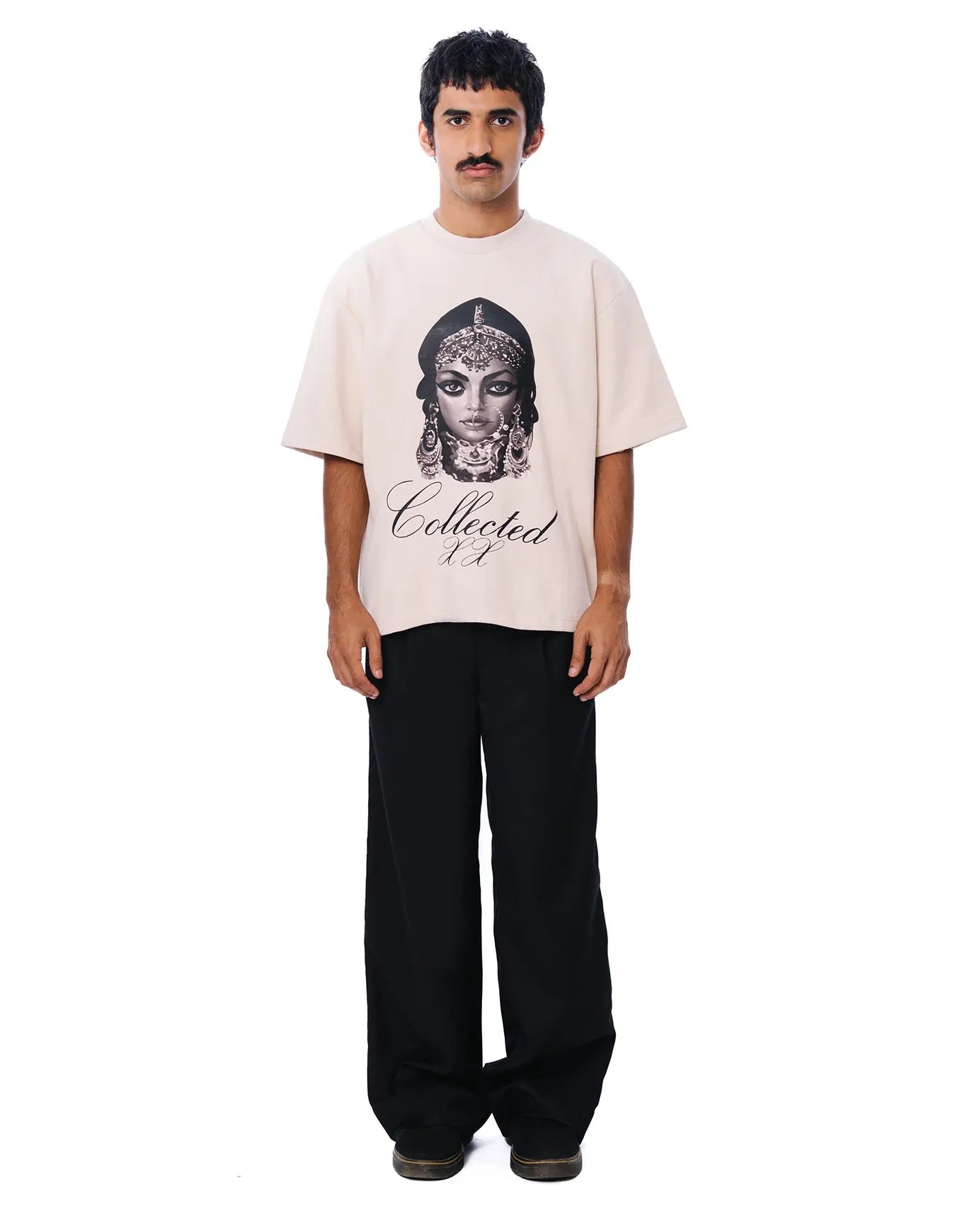Collected XX Black Yasmine Graphic T-Shirt cult store