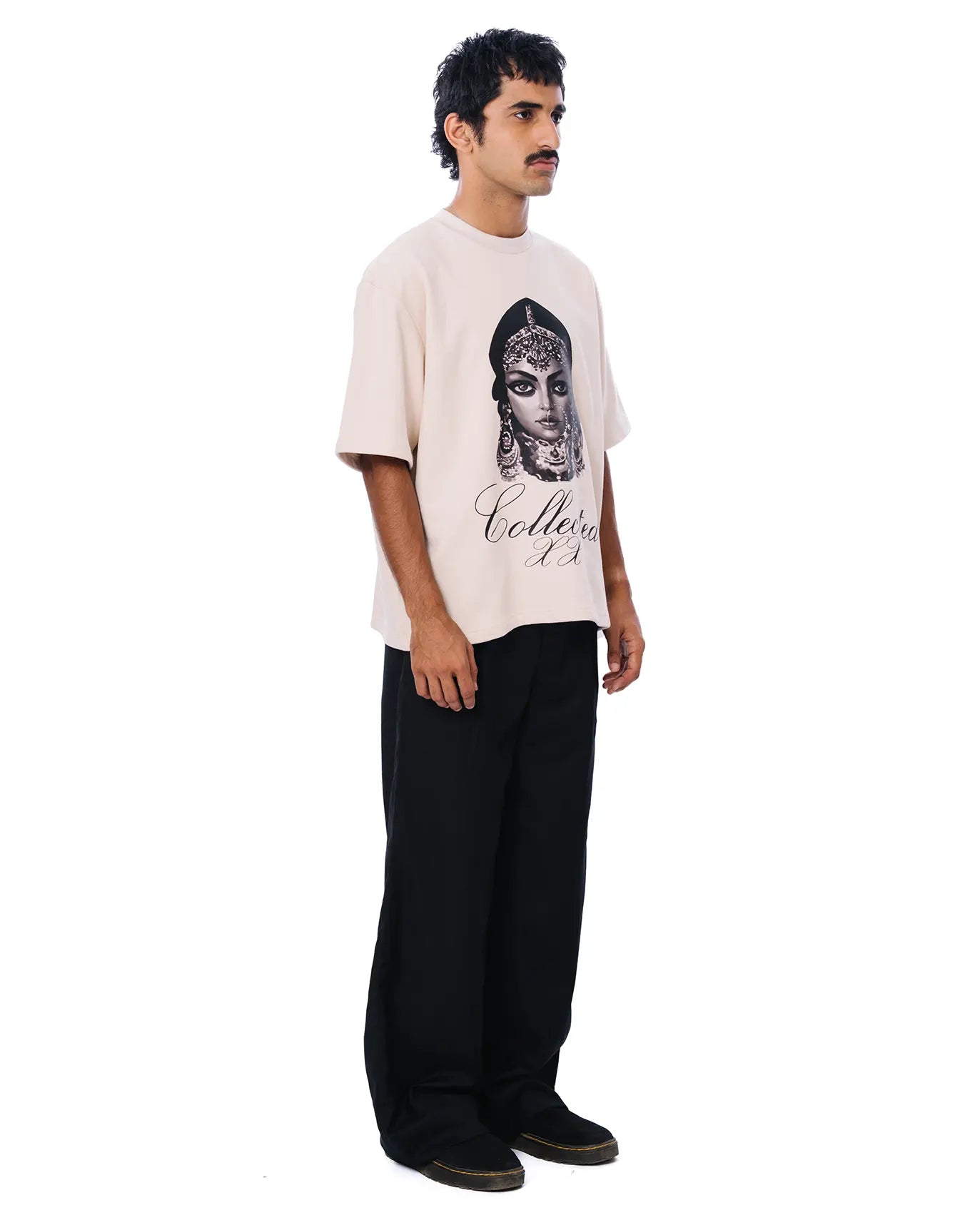 Collected XX Black Yasmine Graphic T-Shirt cult store