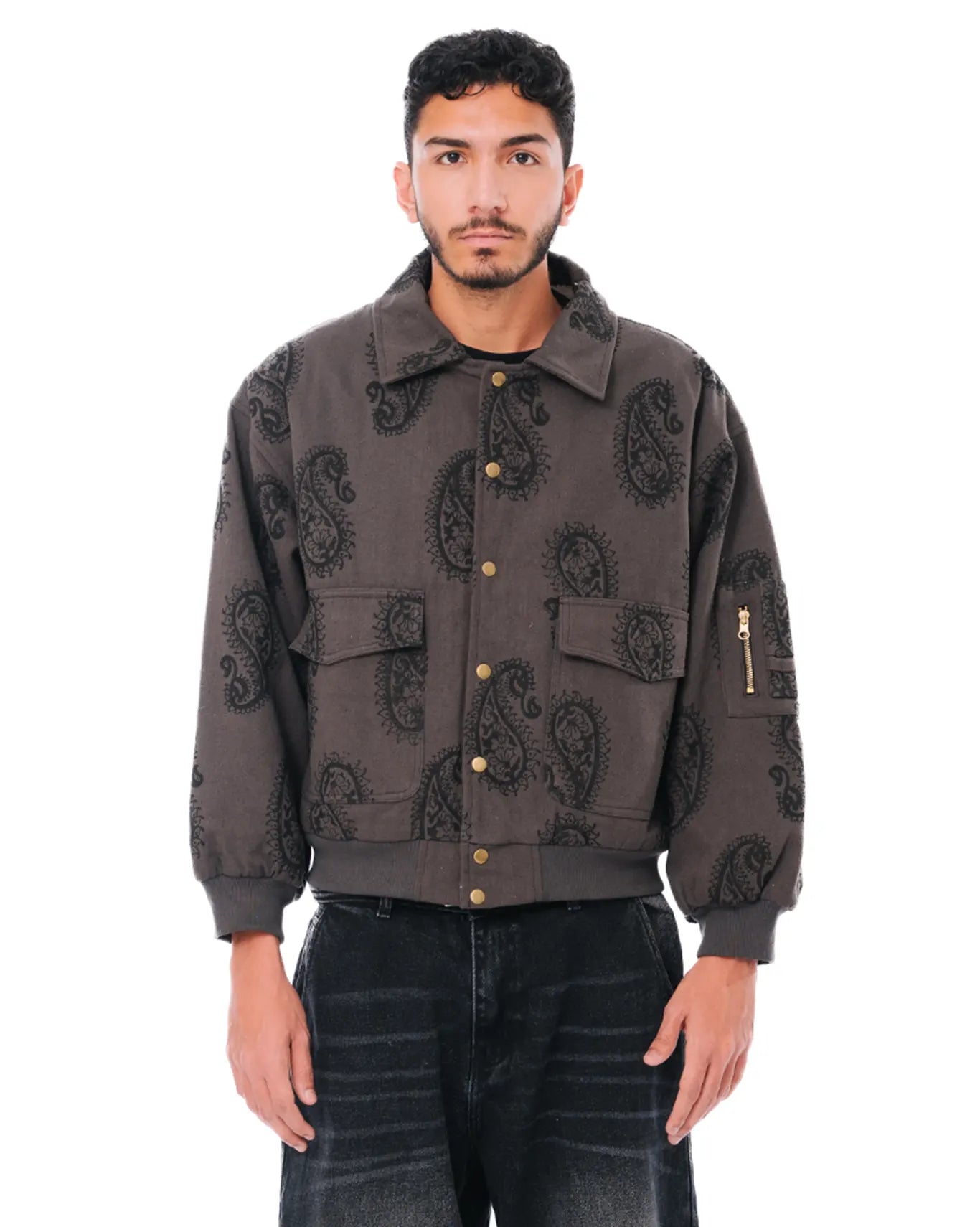 Collected XX Grey Director's Cut Bomber Jacket Cult