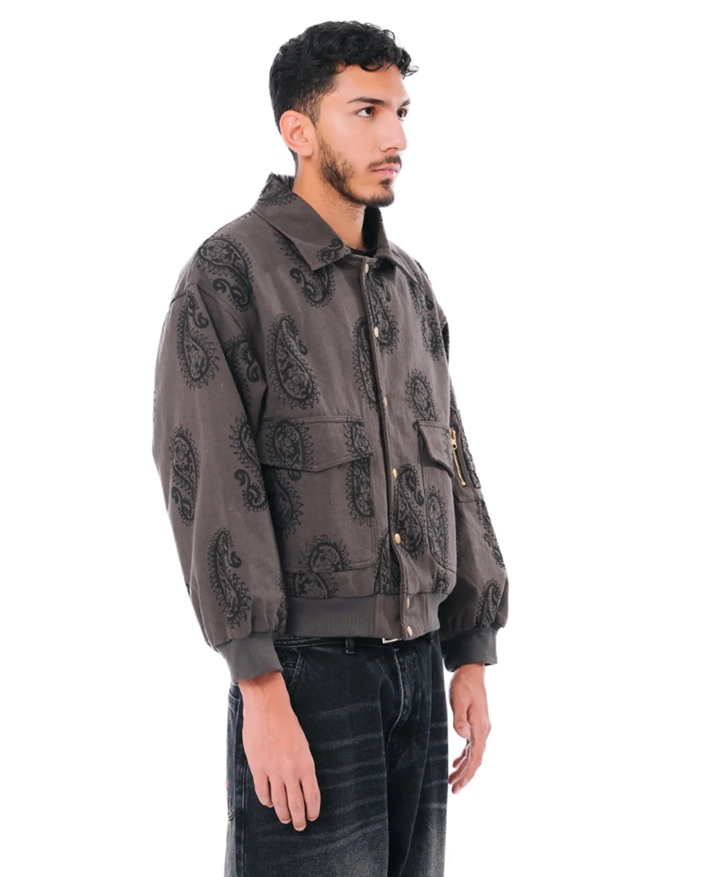 Collected XX Grey Director's Cut Bomber Jacket Cult