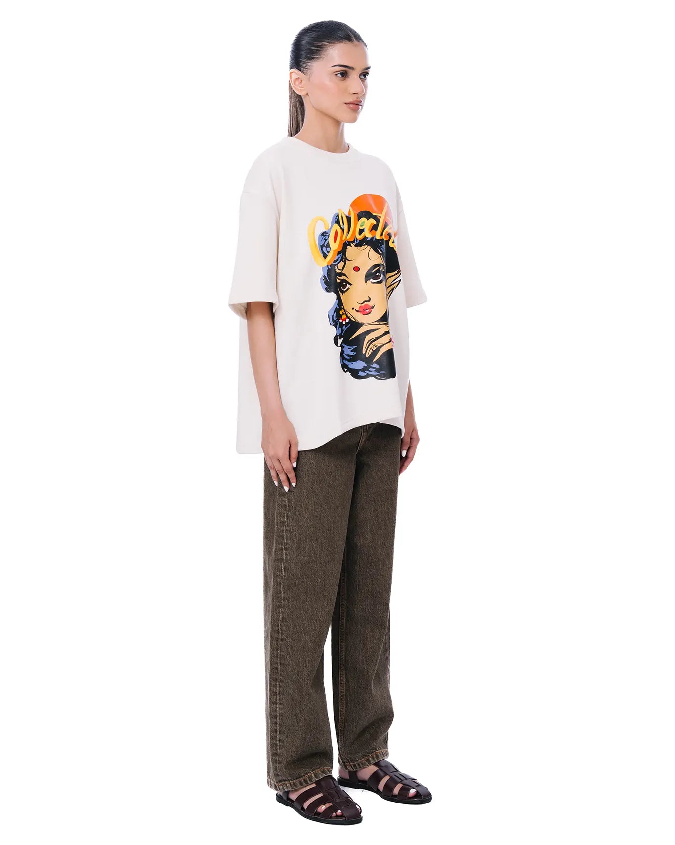 Collected XX Orange Chandni Graphic T-Shirt cult store