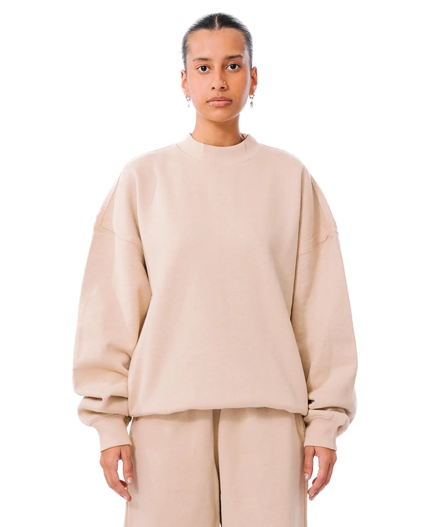 Cyanide Beige Crew Neck Sweatshirt