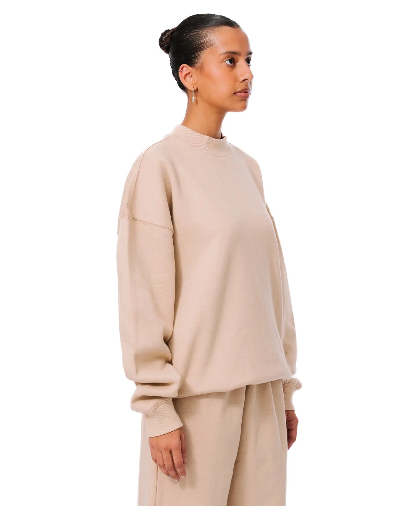 Cyanide Beige Crew Neck Sweatshirt