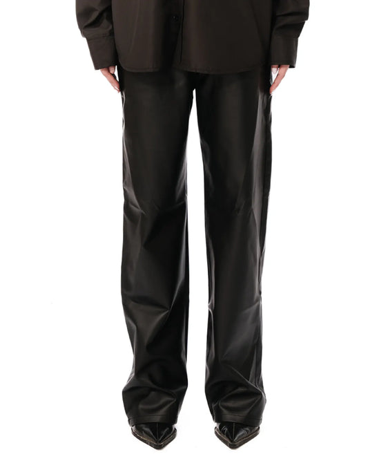 Cyanide Black Faux Leather Pants