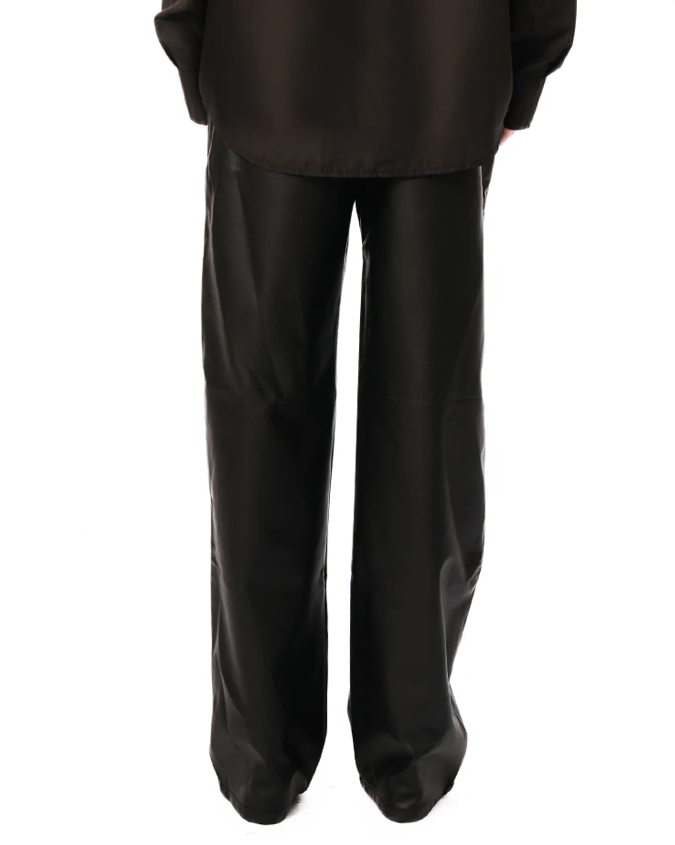 Cyanide Black Faux Leather Pants
