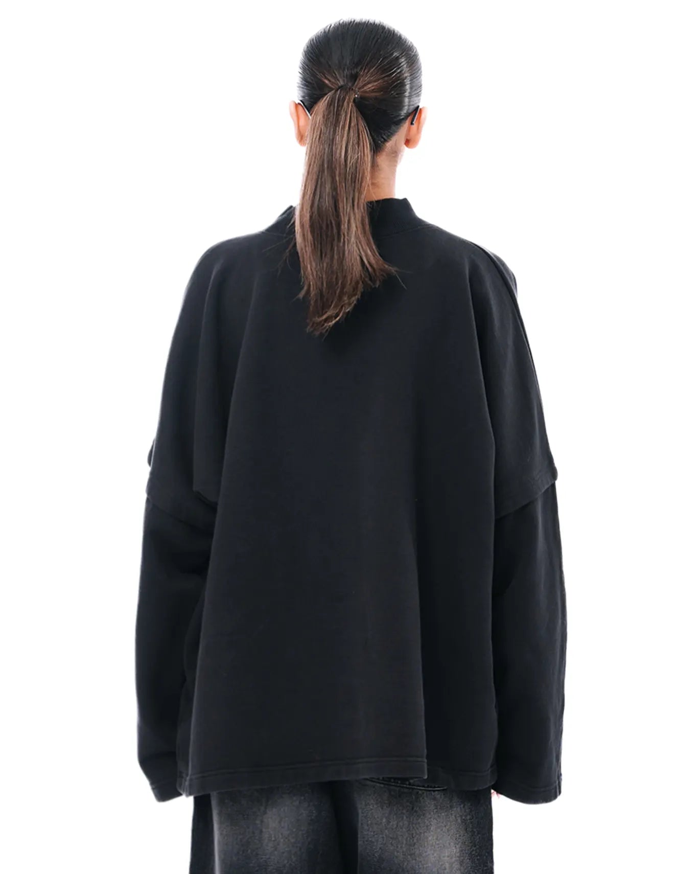 Cyanide Black Oversized Sweatshirt cult store