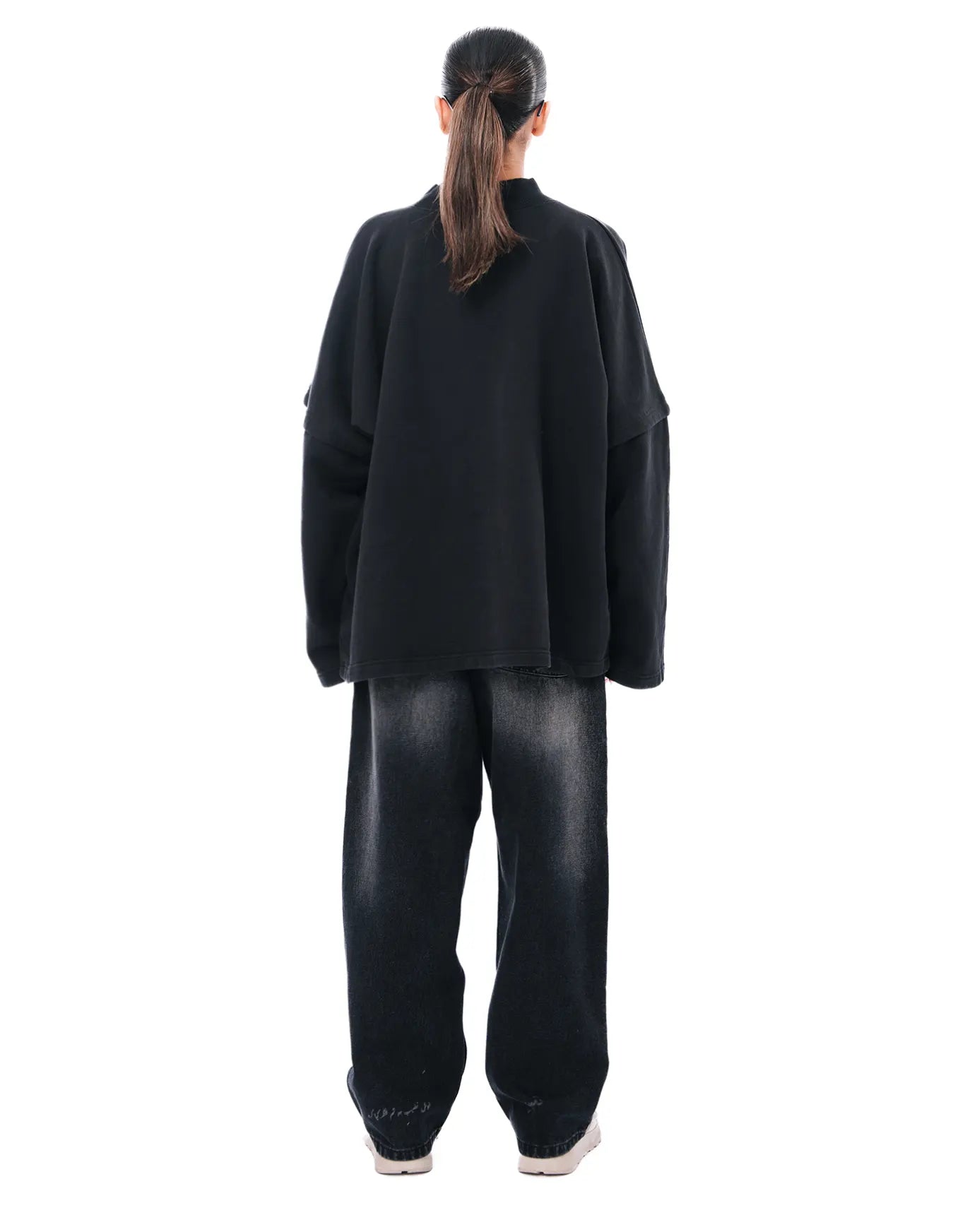 Cyanide Black Oversized Sweatshirt cult store