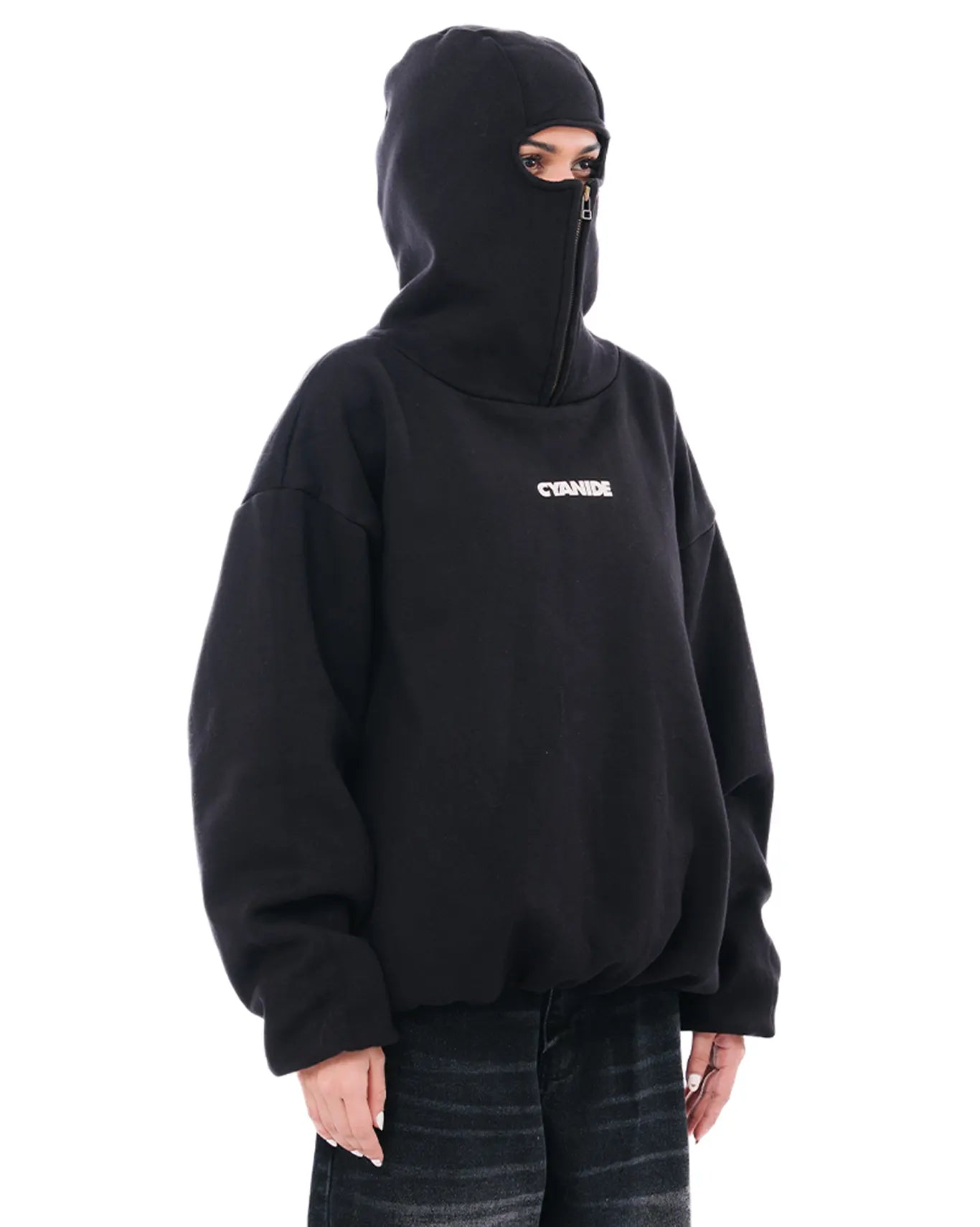 Cyanide Black Technical Balaclava Hoodie cult store