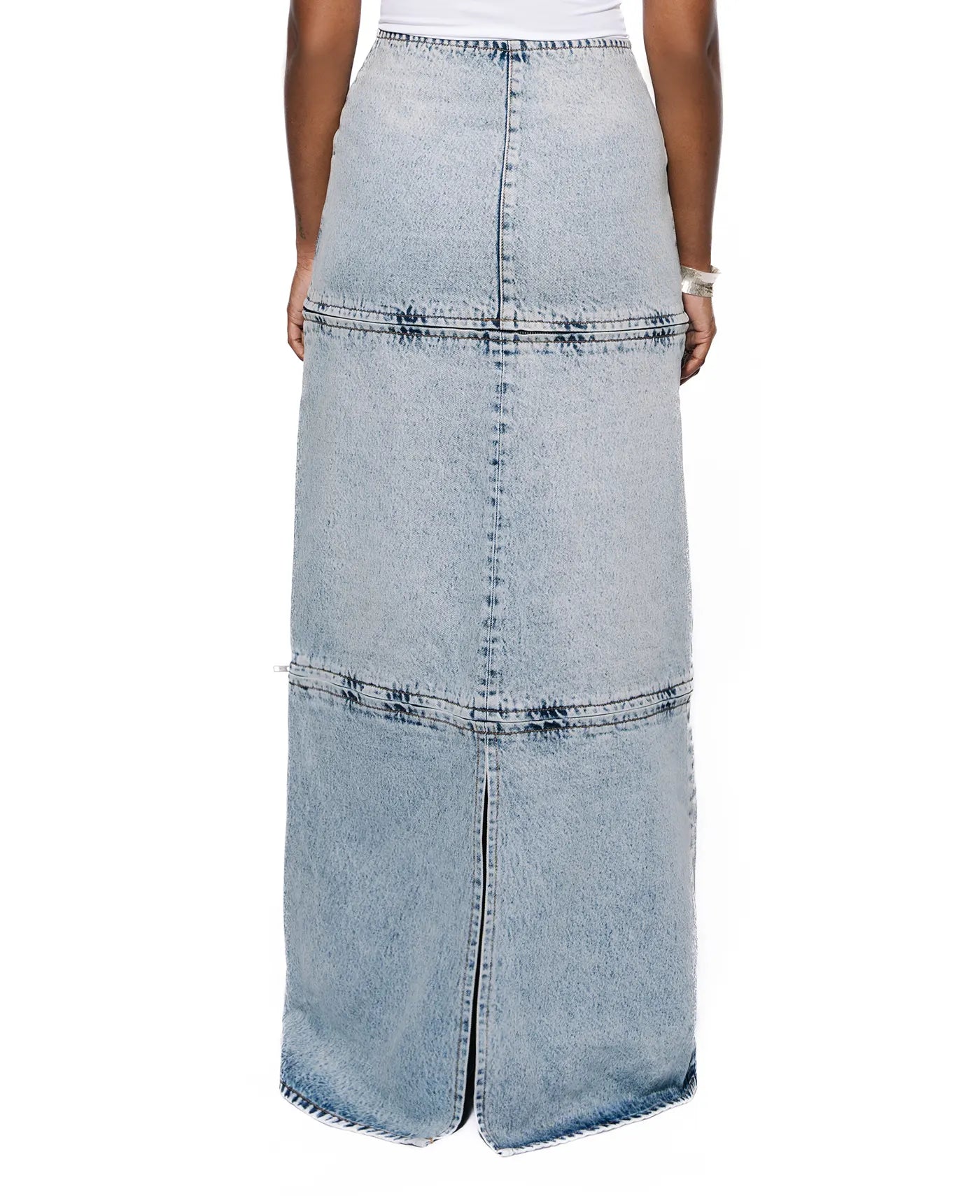 Cyanide Blue Denim Transformer Skirt 
