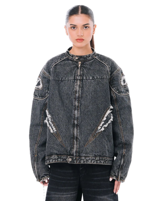 Cyanide Denim Biker Jacket Cult Store