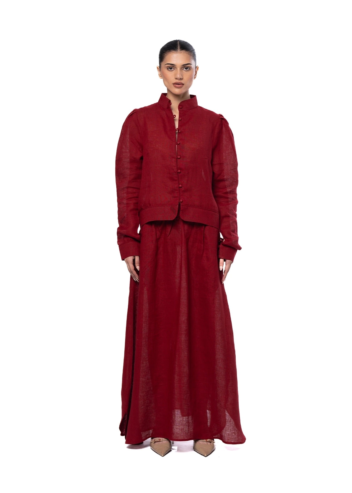 Cultishh Red Rebeca Set Cult Karachi Pakistan