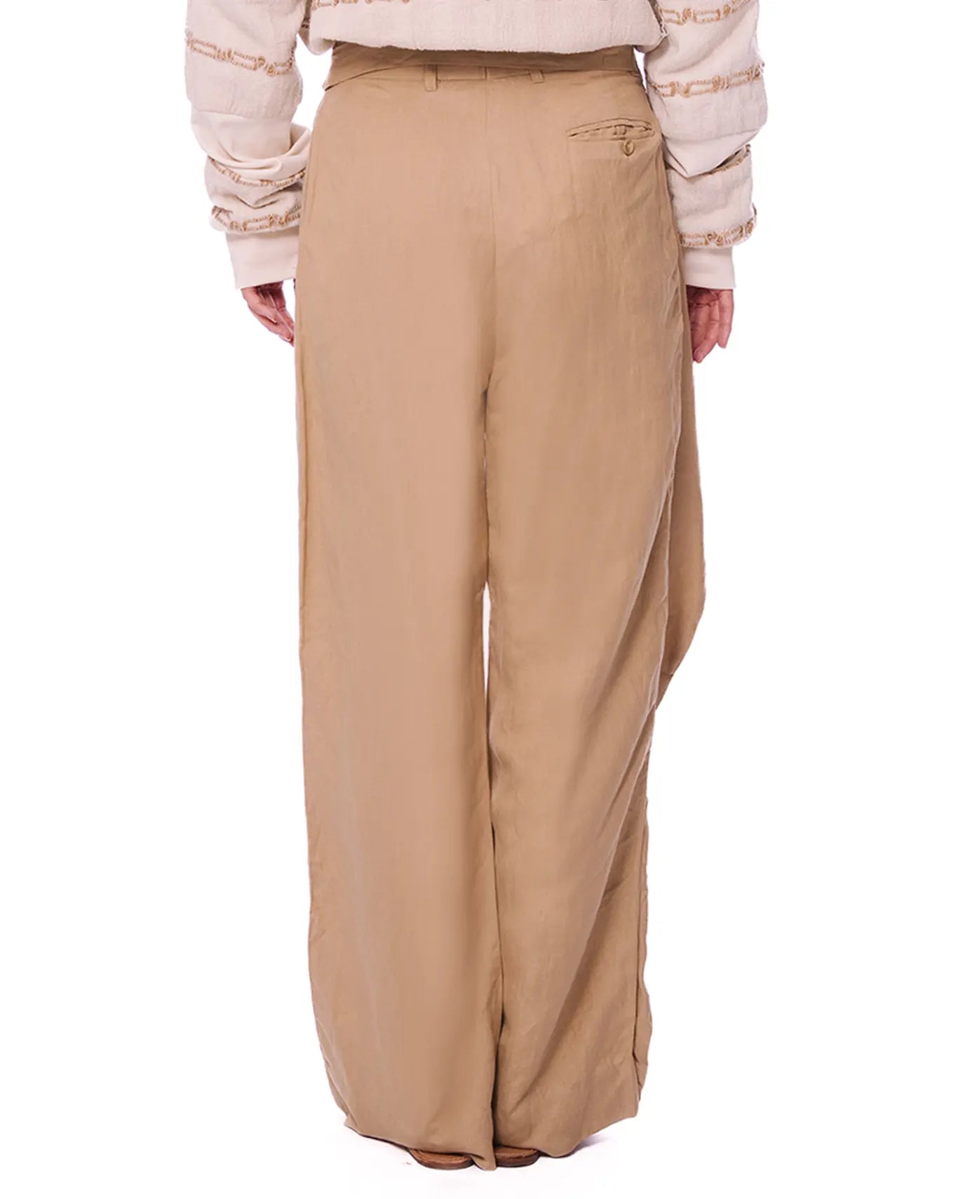 Demo Beige Beige Trade Mark Pants - CULT - haider