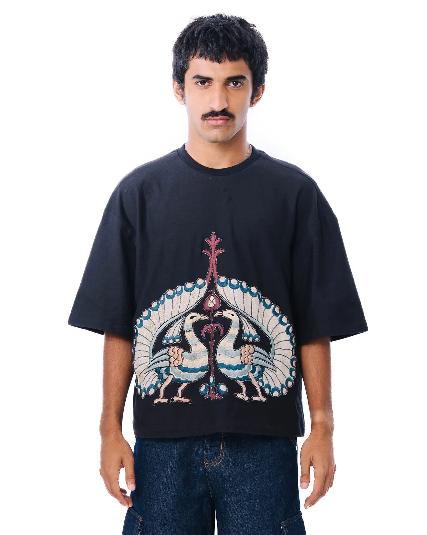 Demo Black Peacock Flight Shirt