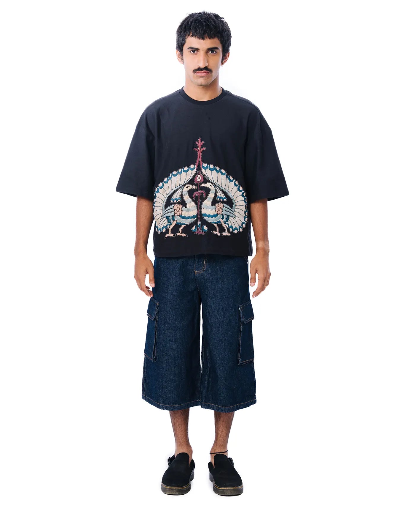 Demo Black Peacock Flight Shirt