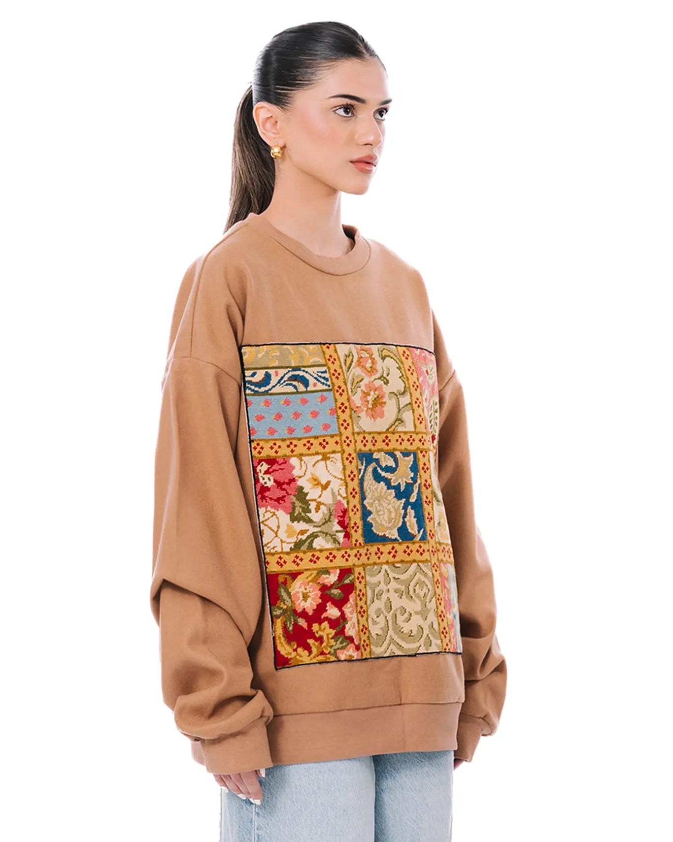 Demo Face Card Sweatshirt Cult Store Pakistan