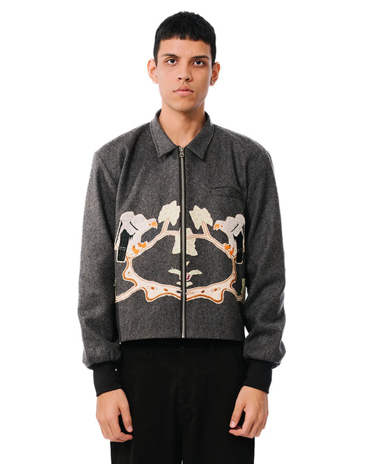 Demo Grey Situationist Jacket Cult Karachi