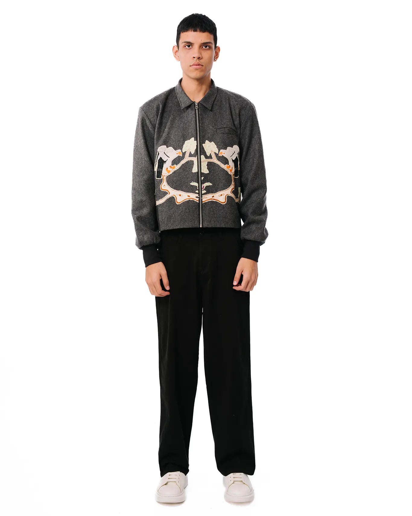 Demo Grey Situationist Jacket Cult Karachi