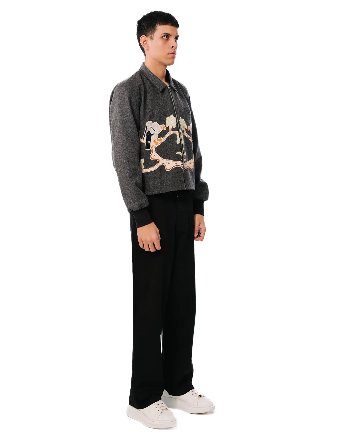 Demo Grey Situationist Jacket Cult Karachi