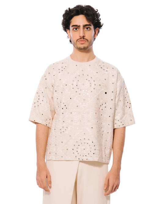 Demo White Noise T-Shirt Cult Menswear