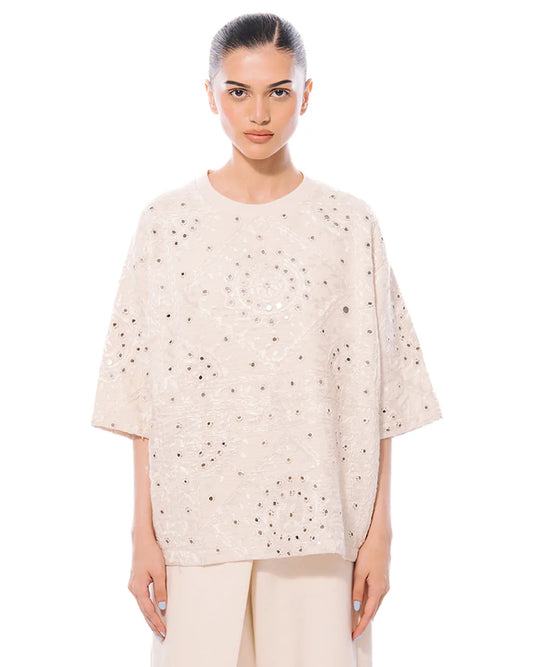 Demo White Noise T-Shirt Cult womenswear