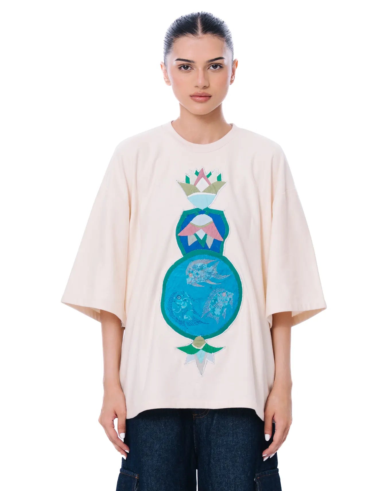 Demo White Unfold T-Shirt Cult womenswear