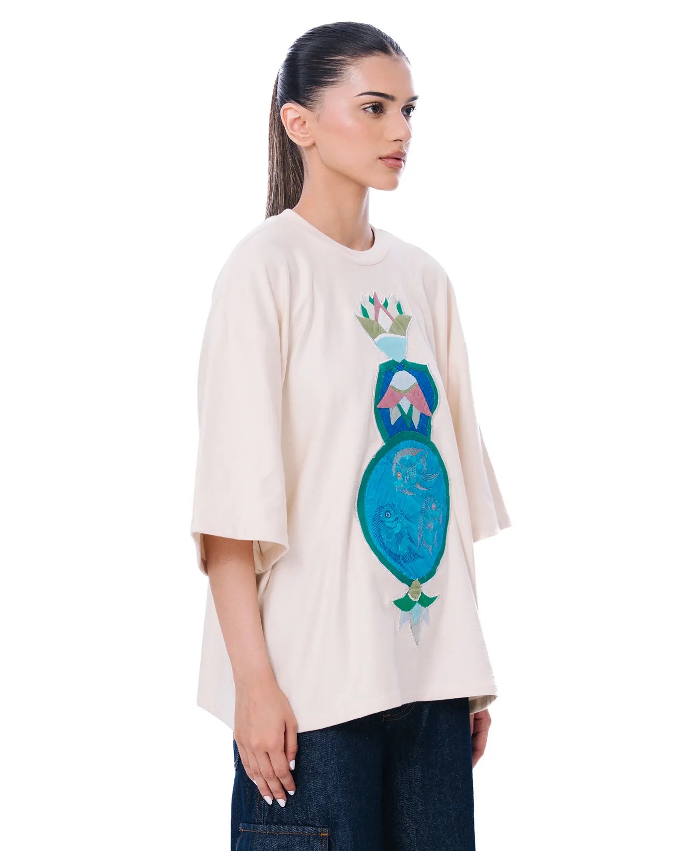 Demo White Unfold T-Shirt Cult womenswear