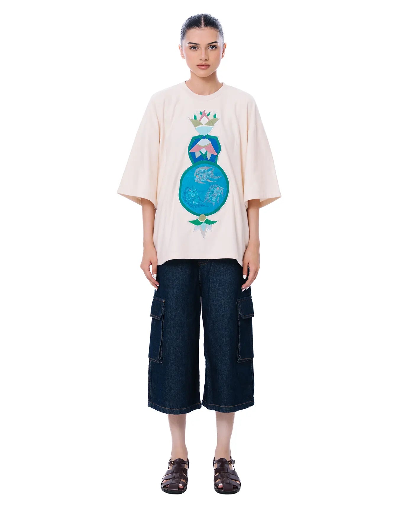 Demo White Unfold T-Shirt Cult womenswear