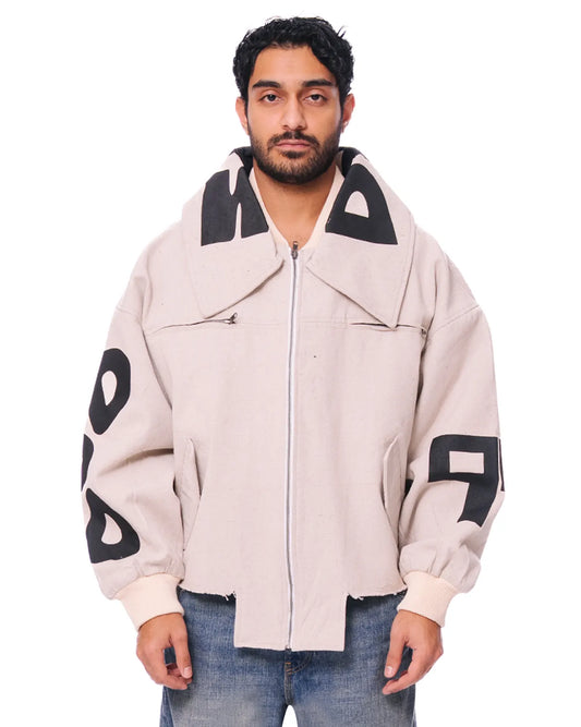 Dreams of Arthur Beige Handwoven DRMS Jacket cult store pk men