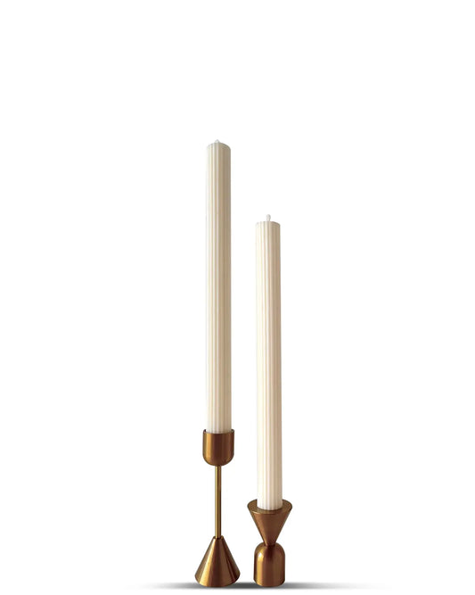 Dusk Serra Ribbed Pillar Candle Cult Store