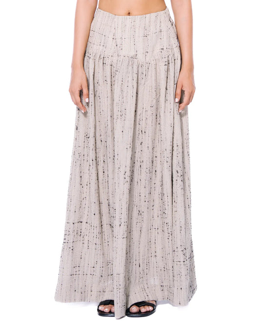 Fern Grey Panel Midi Skirt Cult Store pk Skirts