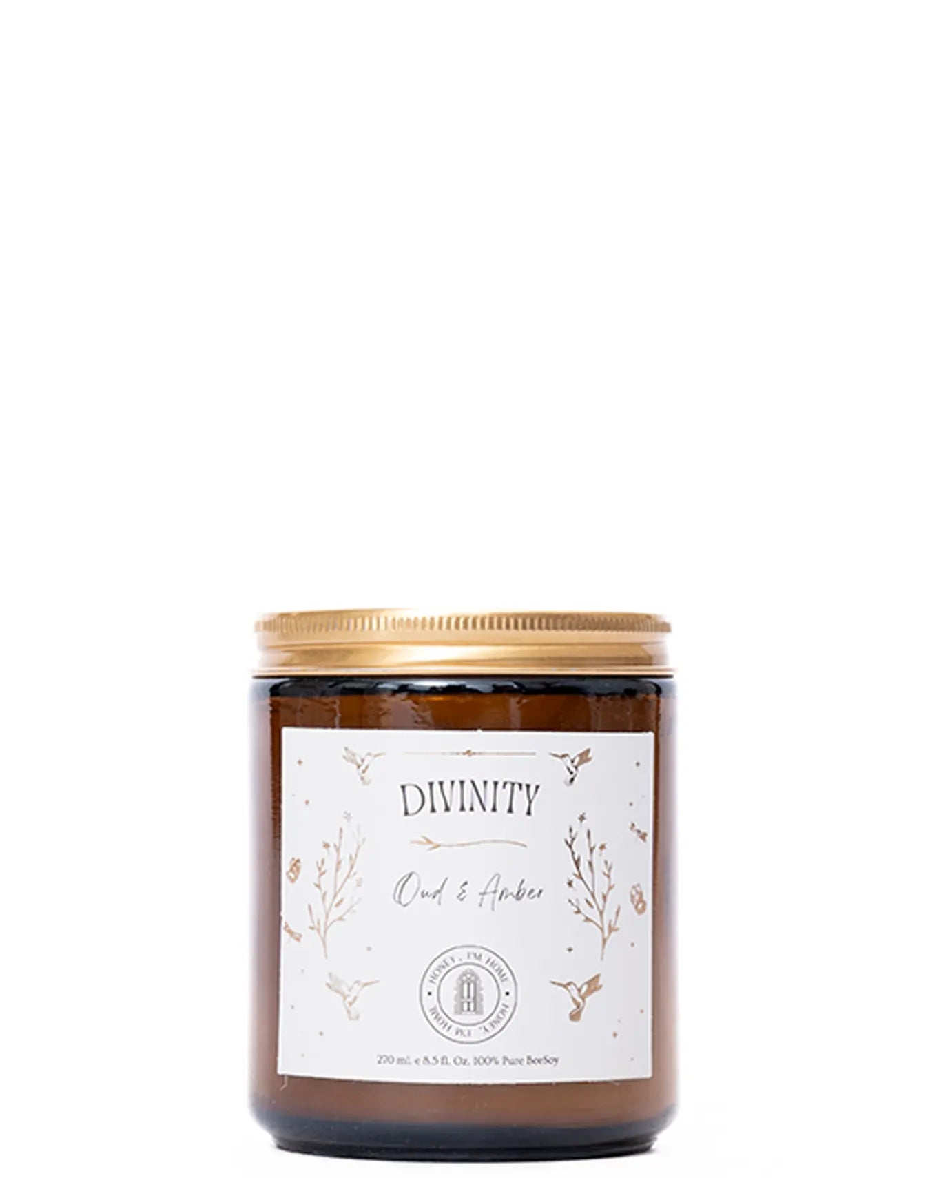 Honey im home Divinity - Oud & Amber Candle (Medium)cult
