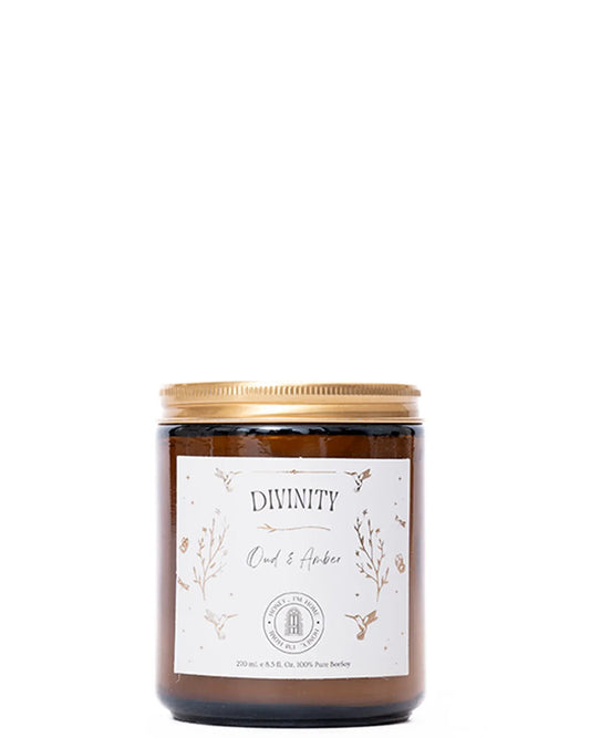 Honey im home Divinity - Oud & Amber Candle (Medium)cult