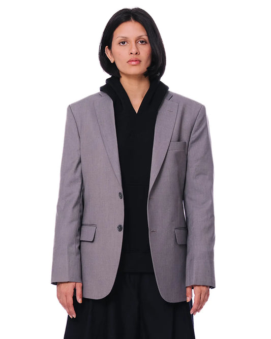 Inclusivitee Grey Single Breasted Blazer cult store women